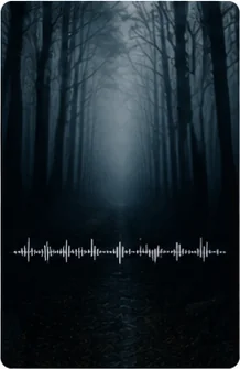 Mysterious voice preview cover for horror
